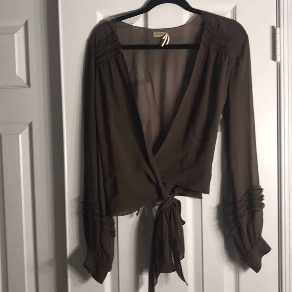 NWOTMax Studio Two piece silk top & gorgeous skirt